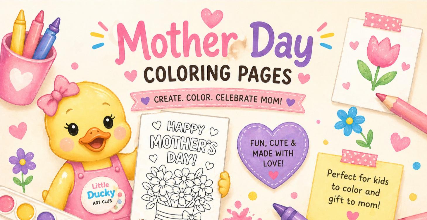 Mother's Day Coloring Pages