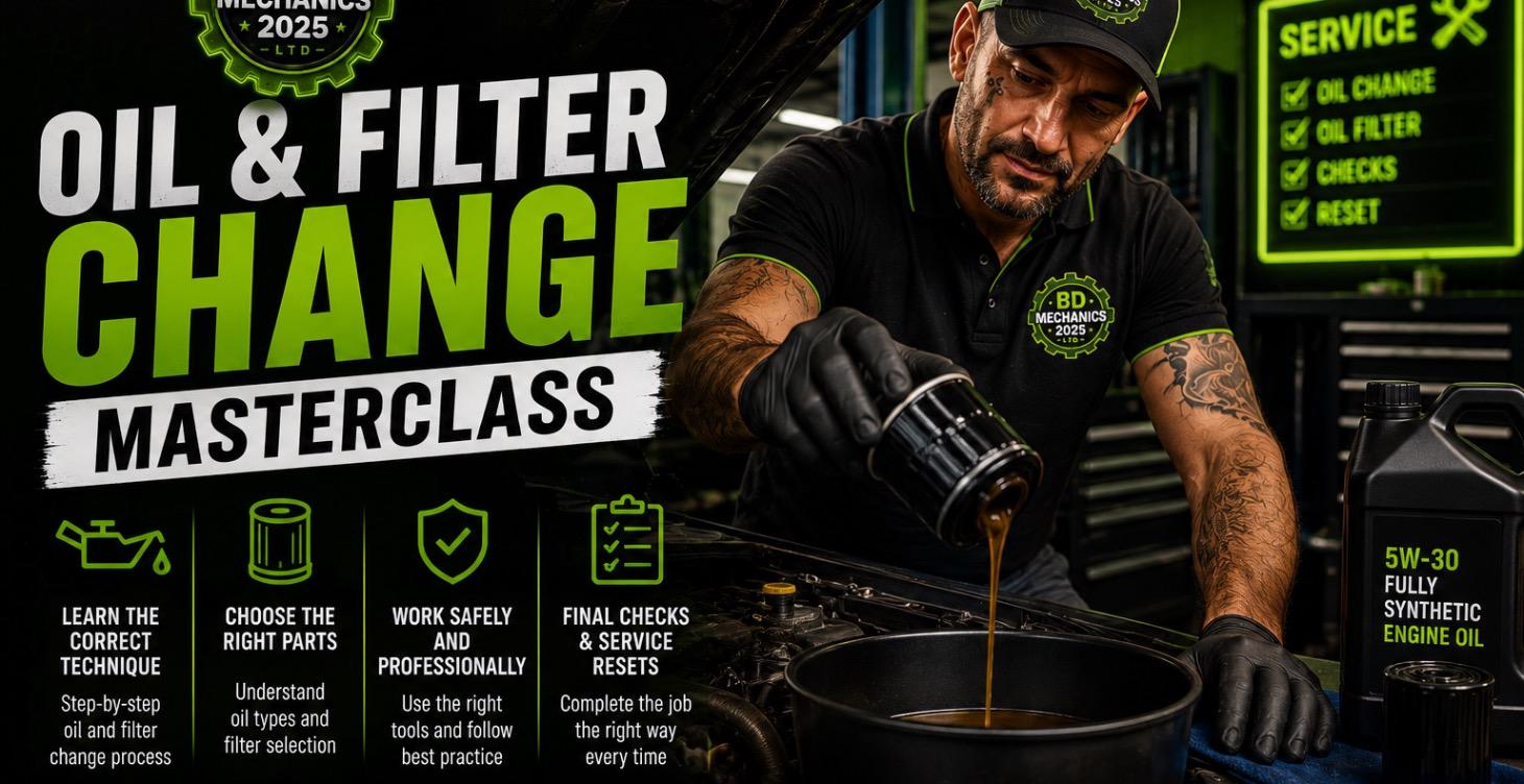 Oil and filter change