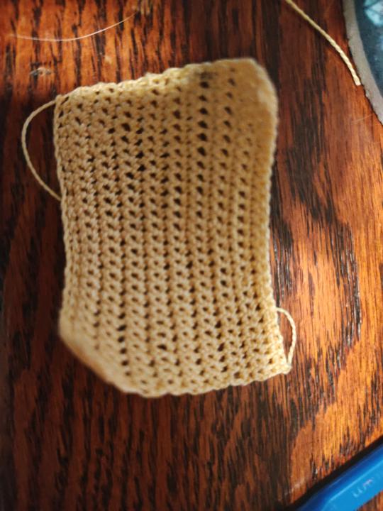 Single crochet swatch