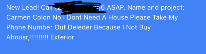 Getting rid of trash leads