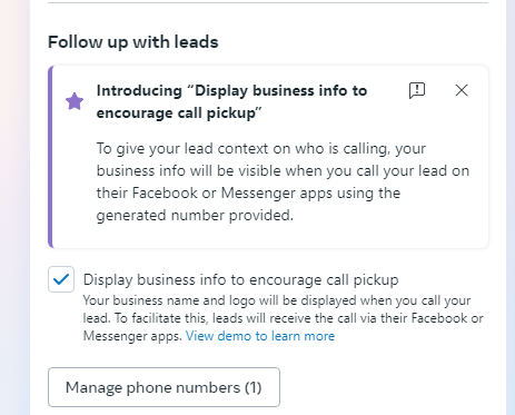 Calling leads through Facebook🤔