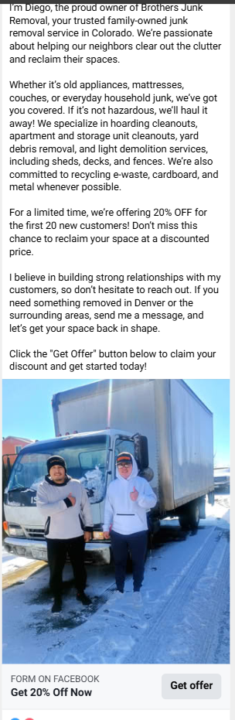 Lead Quality (Junk Removal)