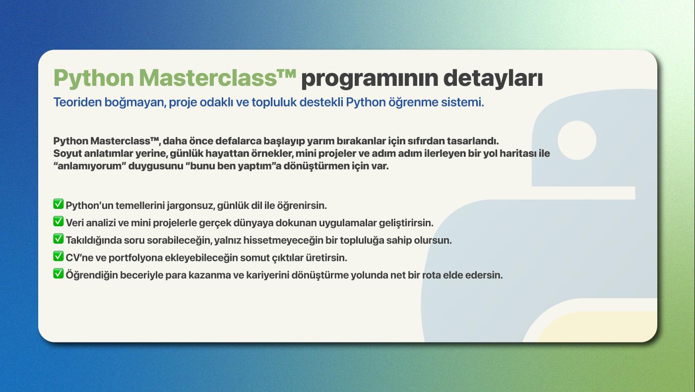Python Masterclass™
