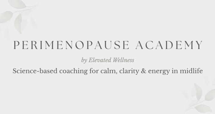 The Perimenopause Academy