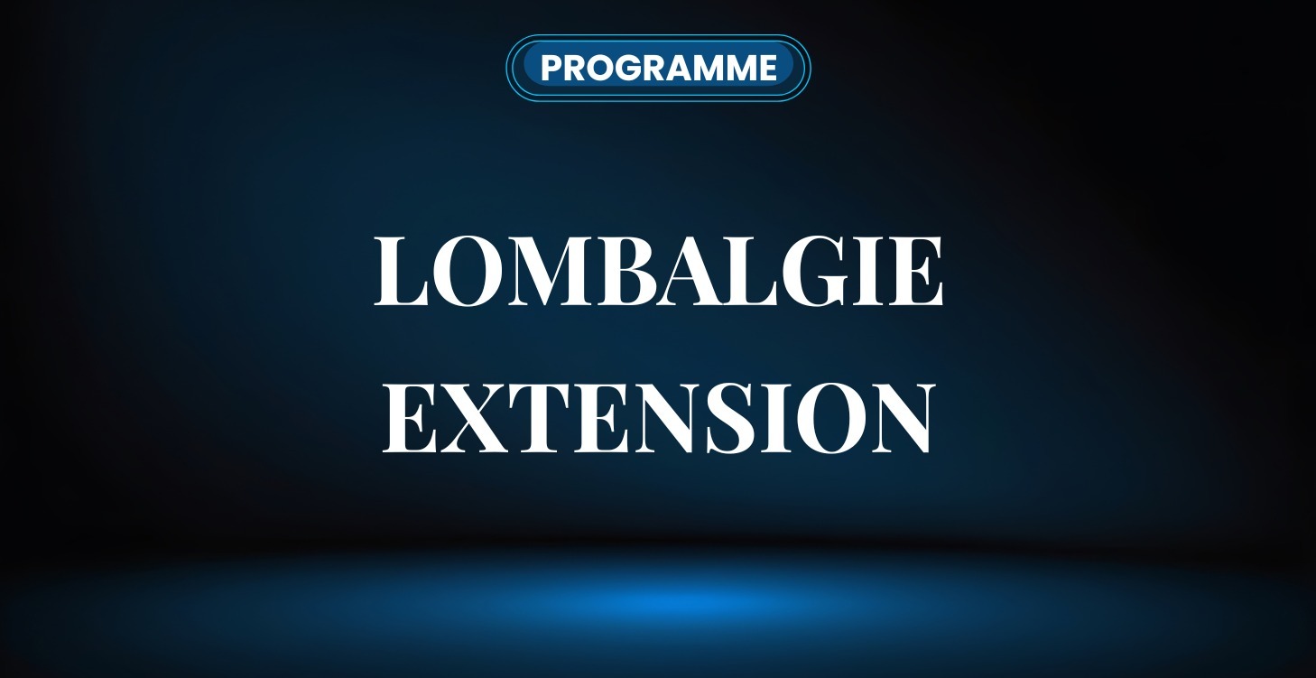 Programme lombalgie - extension