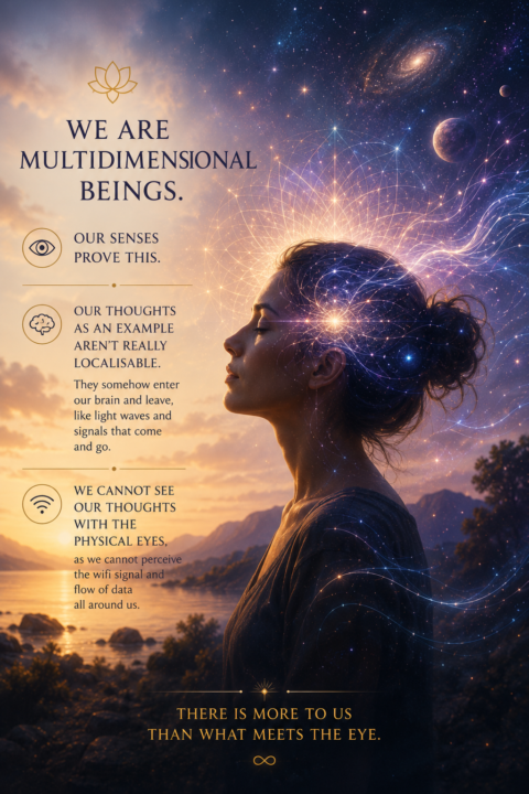 We are multidimensional beings 😇