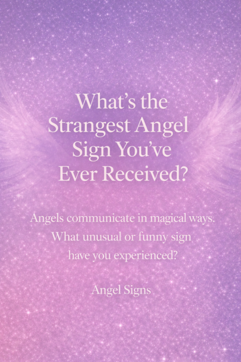 What’s the Strangest Angel Sign You’ve Ever Received?