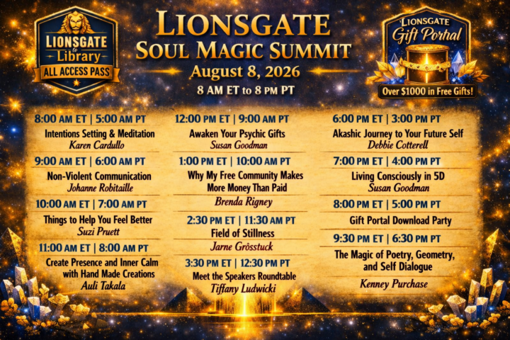 The Lionsgate Summit Live Schedule is UP
