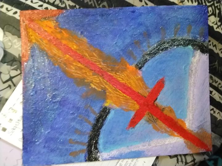 Full Moon in Sagittarius/Blue Moon Art