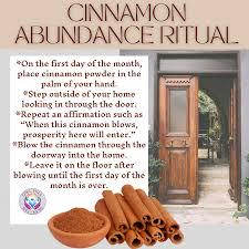 Blowing of Cinnamon - First of the Month and Full Moon coming