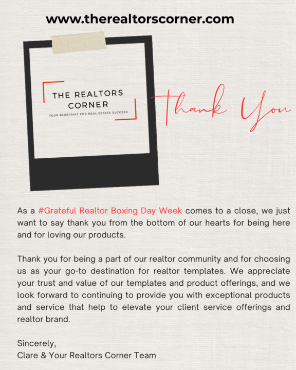 A Heartfelt Thank You!