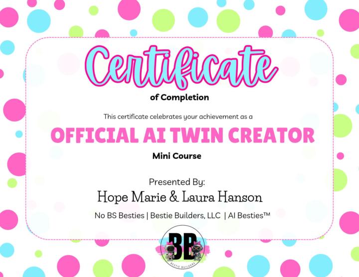 Twin Cert!