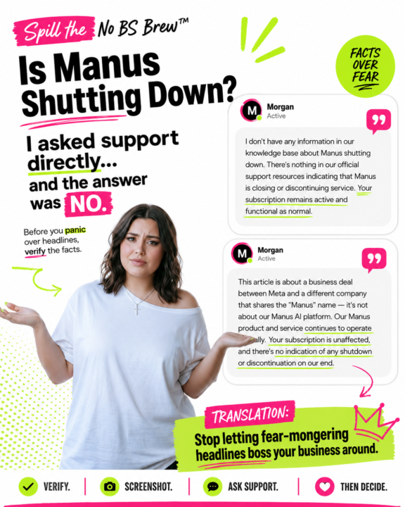 Is Manus shutting down?