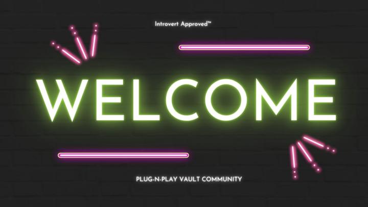 🎉 Welcome to the community...