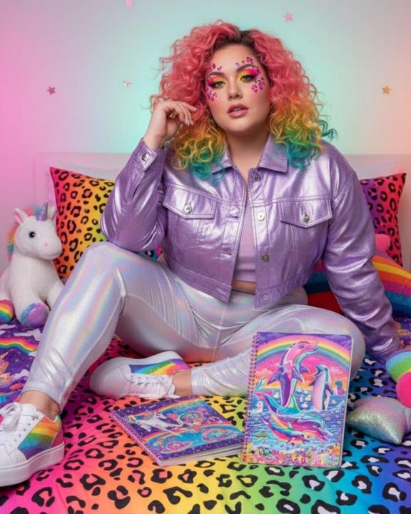🦄✨ Twinning Tuesday: Lisa Frank Edition! ✨🦄