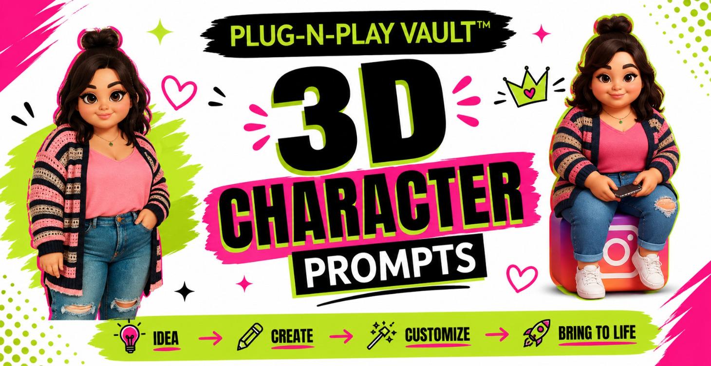 AI 3D Character Prompts