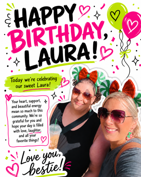 🎉 HAPPY BIRTHDAY TO OUR CEO/FOUNDER + MY BIZ BESTIE, LAURA! 🎉