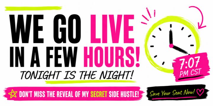  🥳 Just a few hours away...