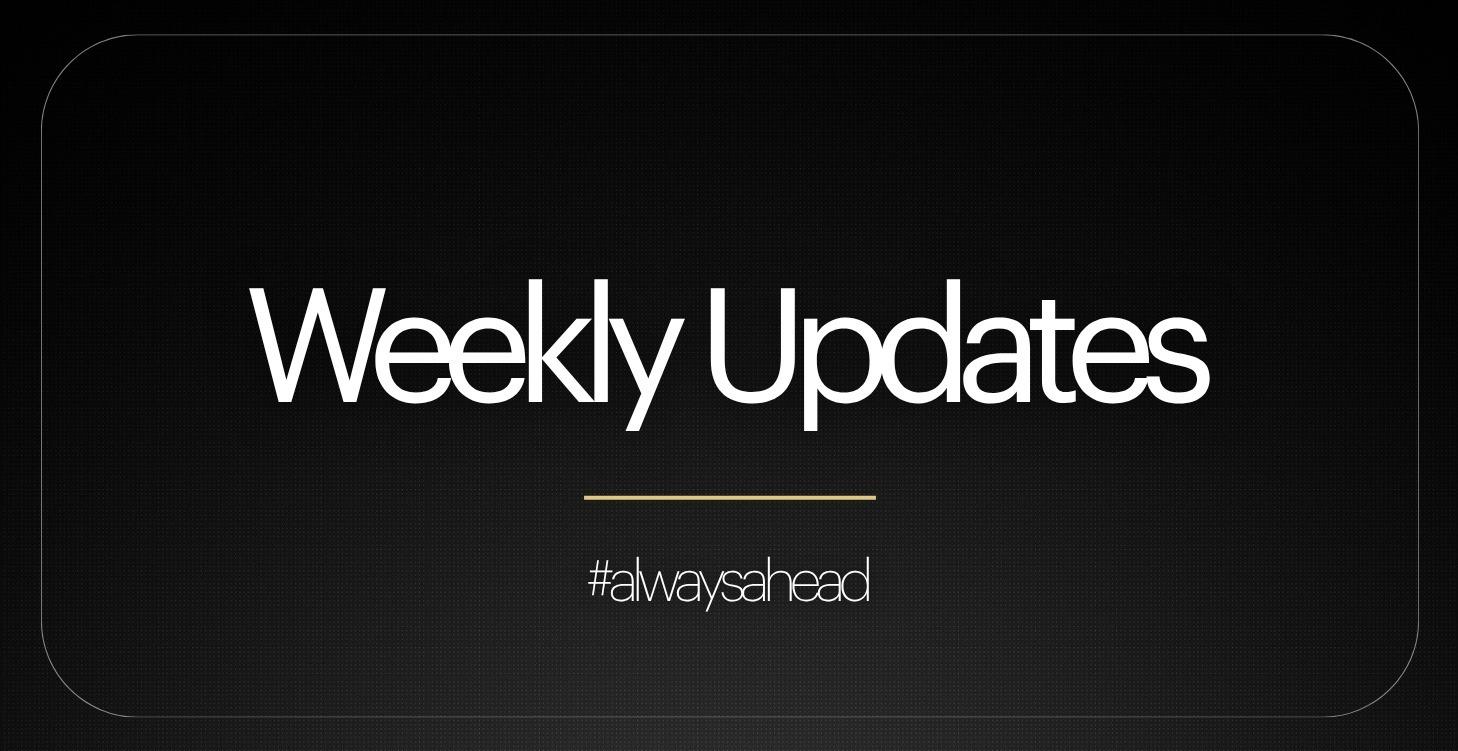 Weekly Updates