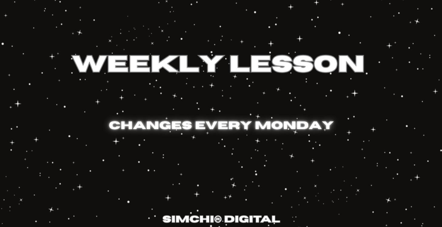 WEEKLY LESSON (DEC 11 - 18)