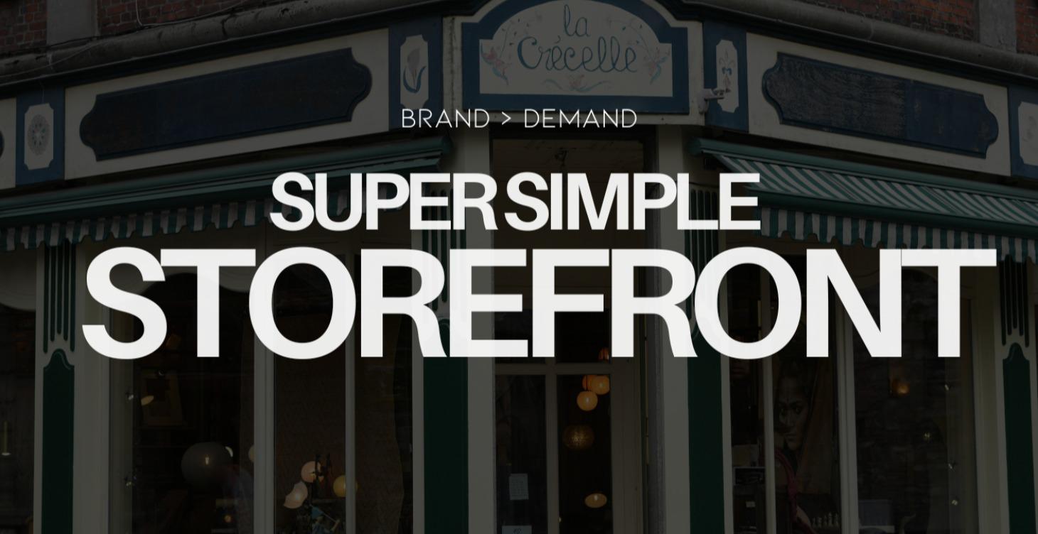 Super Simple Storefront