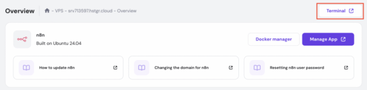 Updating n8n on Hostinger via SSH (Docker)