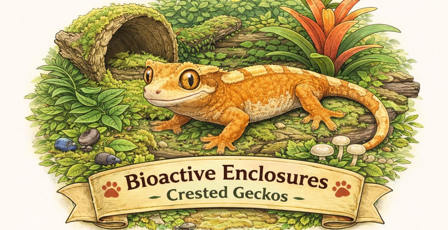 Bioactive Enclosures - Crested Geckos