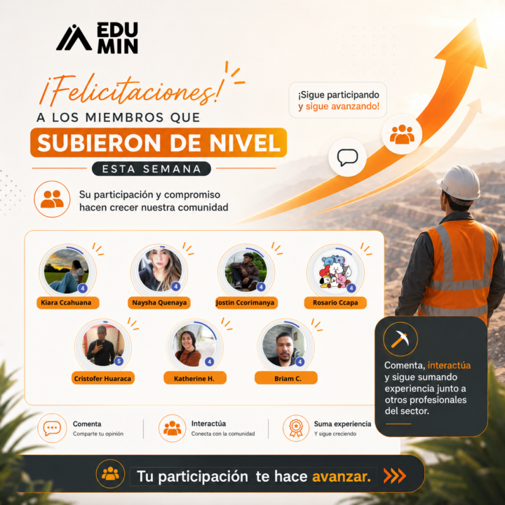 🎉 Felicitaciones a quienes siguen avanzando dentro de Zona Minera EDUMIN ⛏️🚀