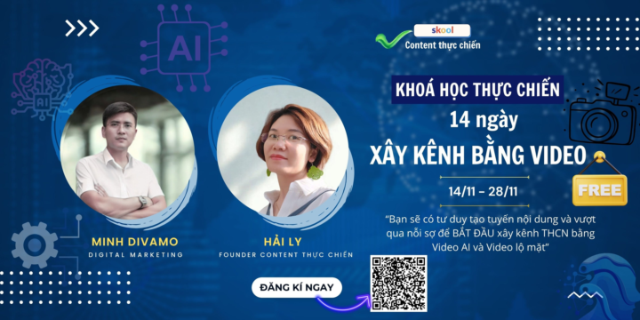 MỞ KHÓA 14 NGÀY XÂY KÊNH BẰNG VIDEO NGẮN