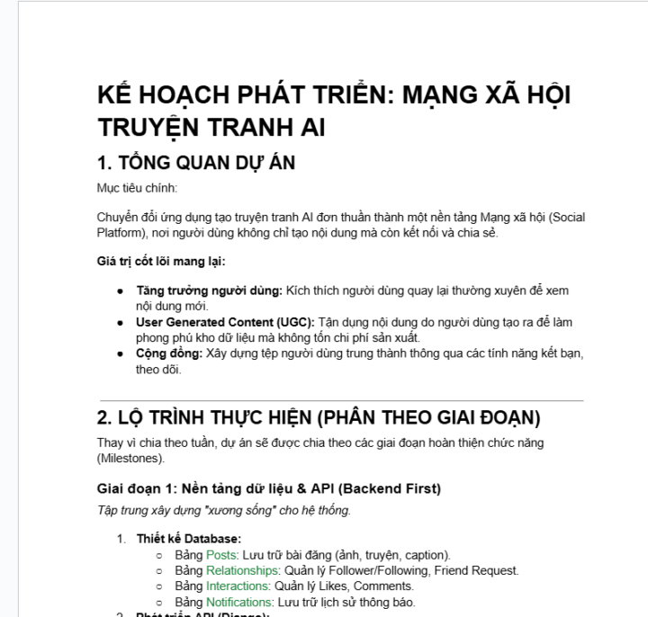 Ý tưởng mở rộng mạng xã hội khi làm tool sáng  tác truyện tranh