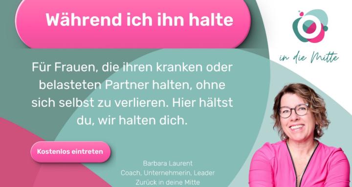 Während ich ihn halte