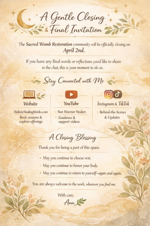 🌿 A Gentle Closing + Final Invitation 🌿