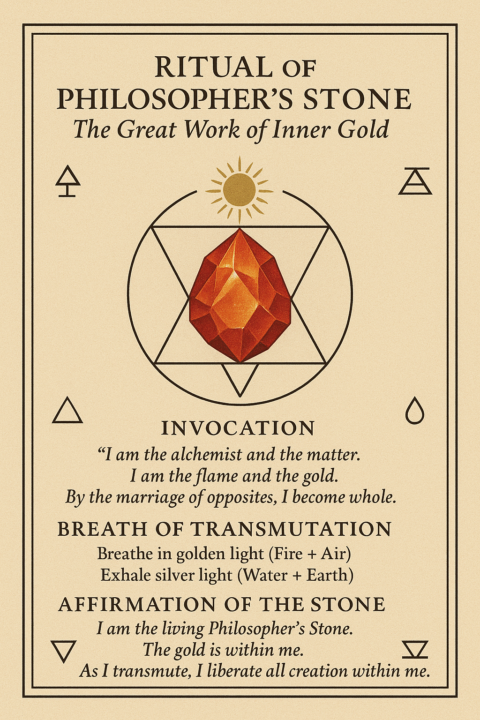 The Philosophers Stone Invocation 