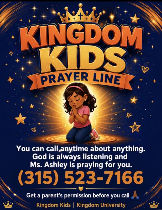 PRAYER LINE🧡 for children
