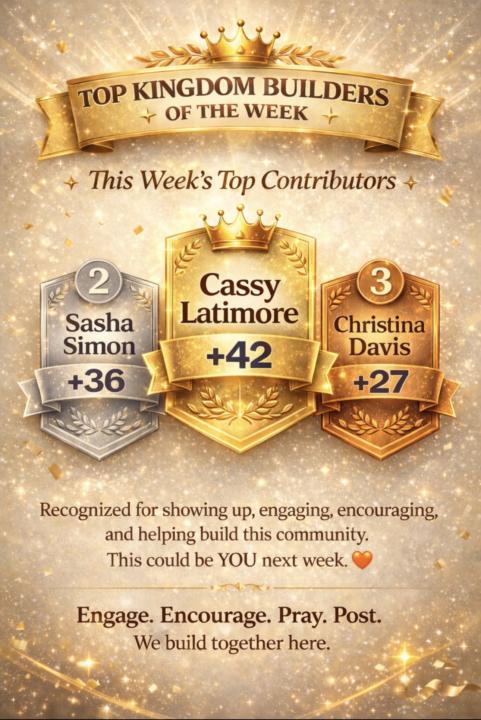 🏆 THIS WEEK’S TOP COMMUNITY LEADERS 🏆