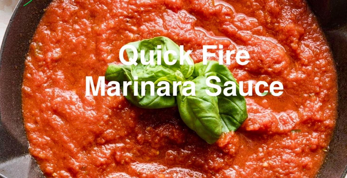 Quick Fire Marinara