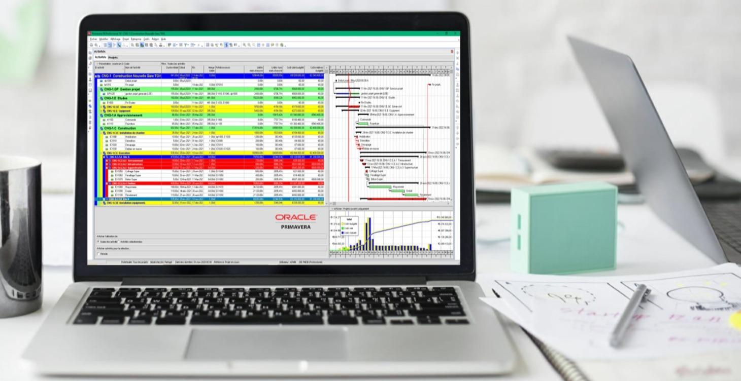 Planification et contrôle de projet avec Primavera