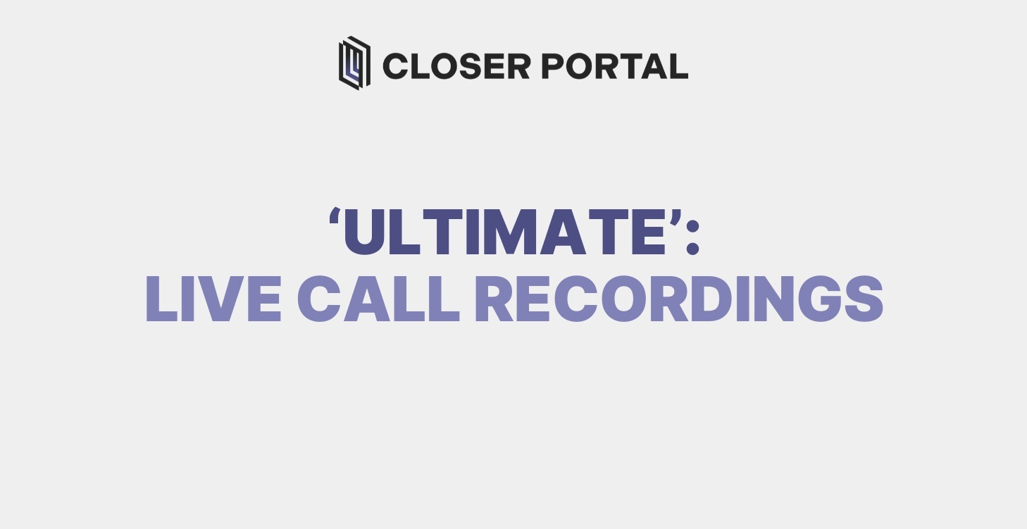 LIVE Coaching Call Recordings