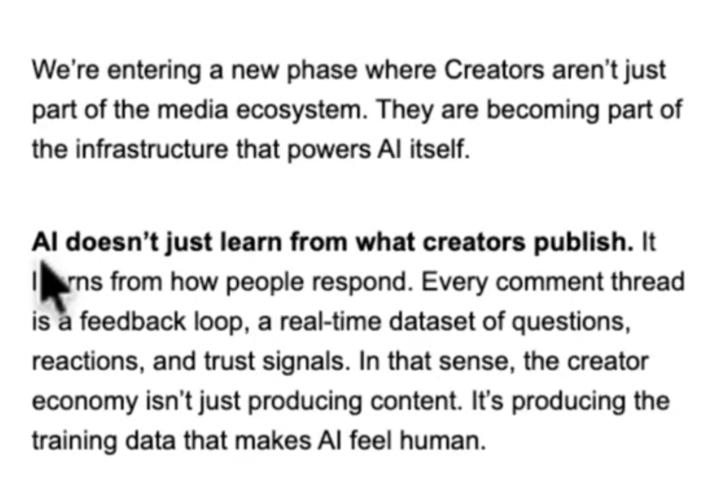YouTube Content Is being used to train AI