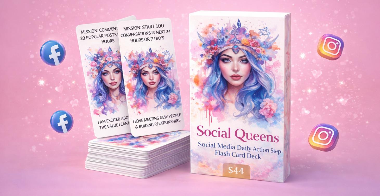 Queen Social Media Daily Action Cards