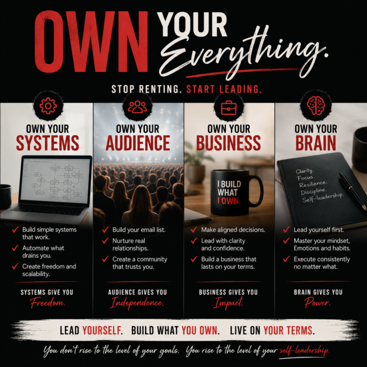 Lead yourself. Own your business.