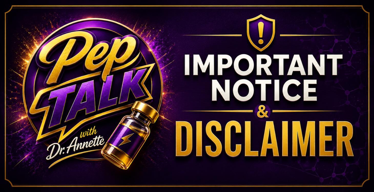 Disclaimer and Important Notice!