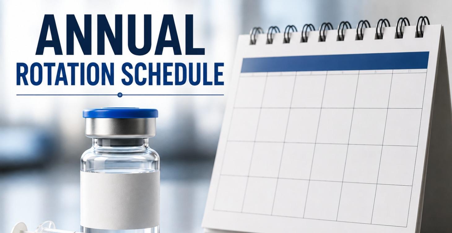 Annual Peptide Rotation Schedule