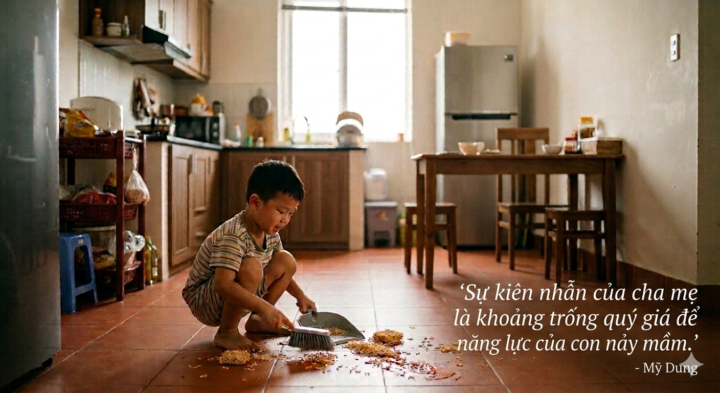 SỰ KIÊN NHẪN – KHÔNG GIAN ĐỂ CON LỚN LÊN