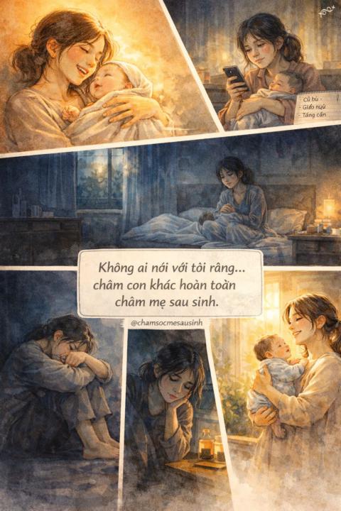 Không ai nói với tôi rằng…  chăm con khác hoàn toàn chăm mẹ sau sinh