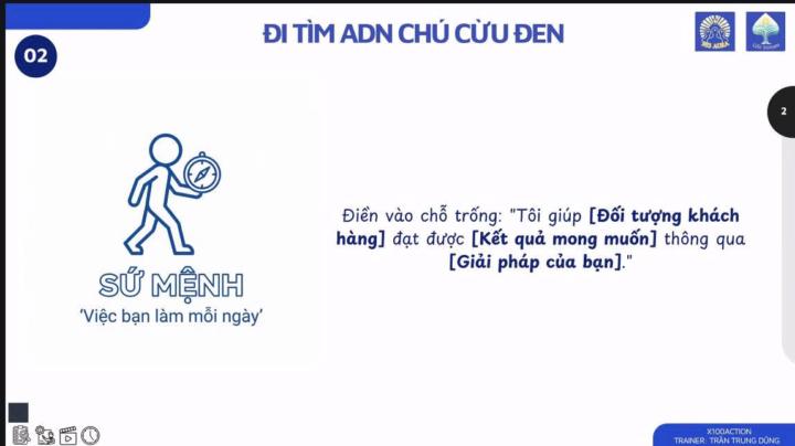 Sứ mệnh của bạn là gì??
