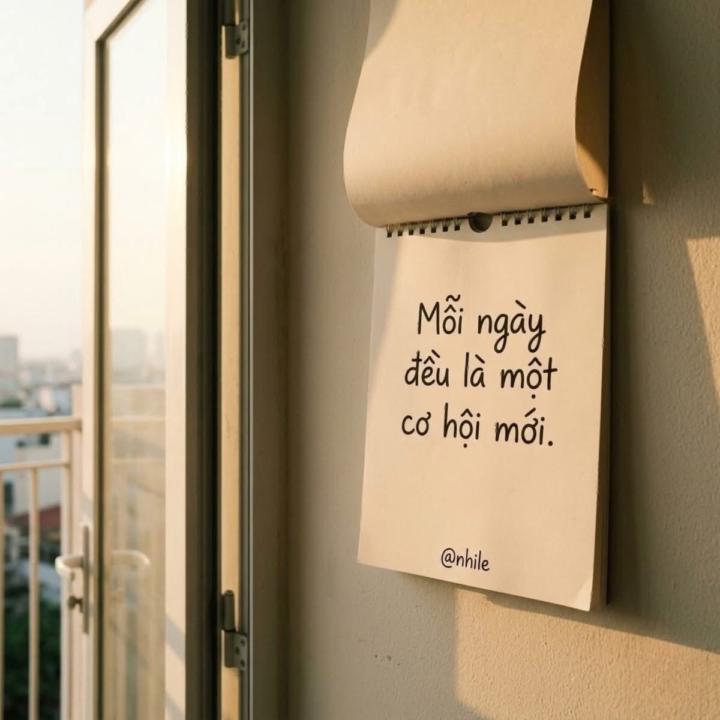 MỖI NGÀY ĐỀU LÀ MỘT CƠ HỘI MỚI