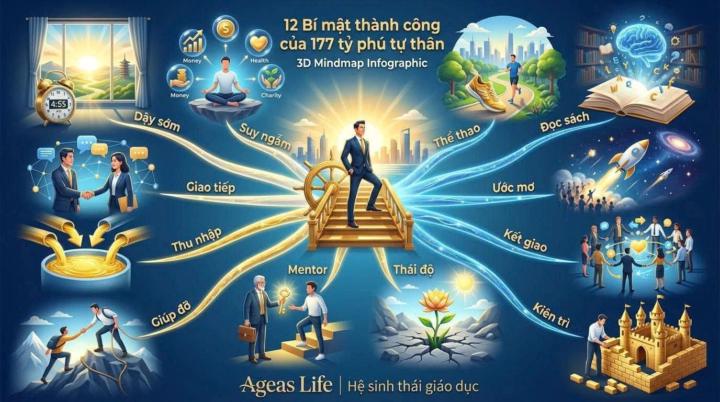 1️⃣2️⃣ bí mật thành công của 177 Tỷ phú tự thân
