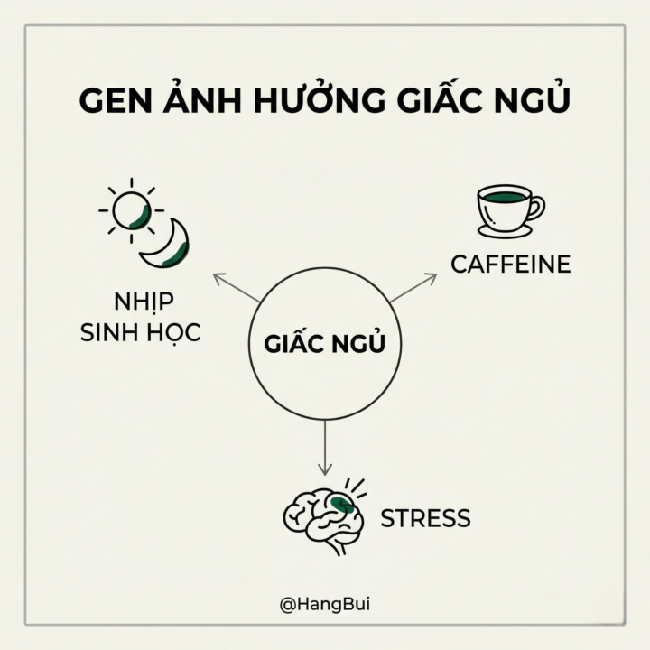 3 chỉ số gen ảnh hưởng đến giấc ngủ