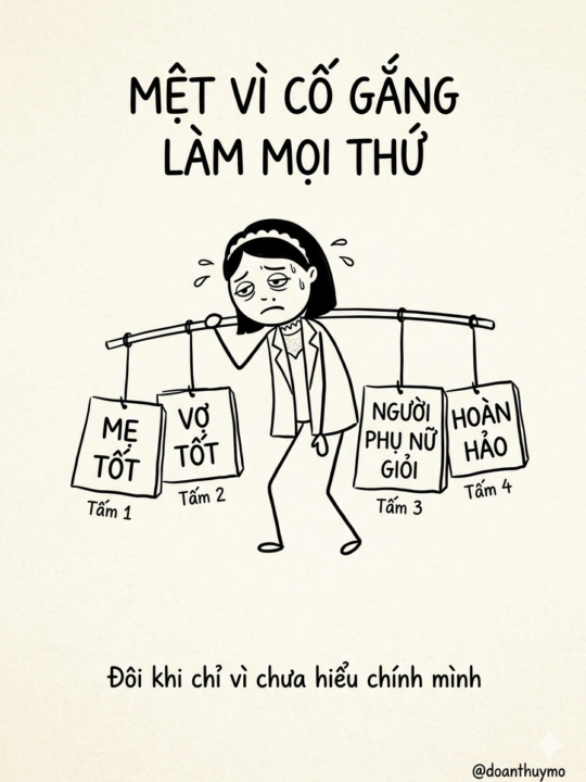 Có một giai đoạn trong cuộc đời, tôi rất mệt.
